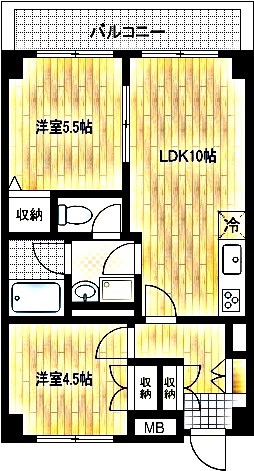 神奈川県横浜市港北区綱島東１丁目 間取り