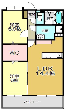 ニューガイア四季彩の丘Ｃ棟 間取り
