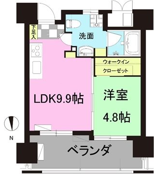 ニューガイア天神北 間取り