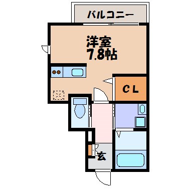 Evergarden千種Ⅱ 間取り図