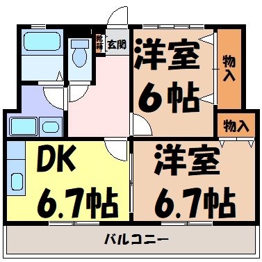 第２中央ビル 間取り図