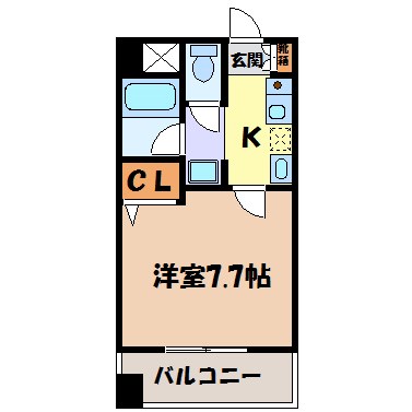 エスタシオン新栄 間取り図