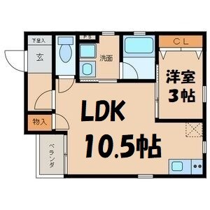 グランレーヴ黒川 間取り図