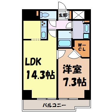 パークアクシス丸の内 間取り図