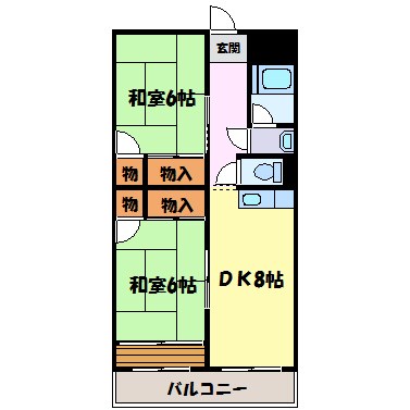 NTビル白壁 間取り図
