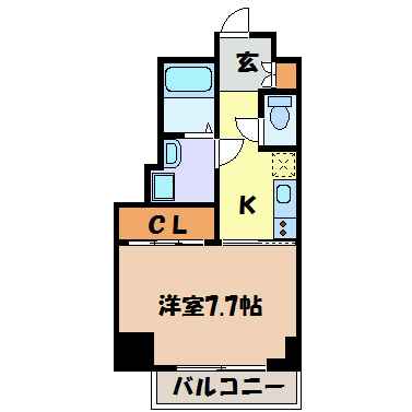 プレディアスタイル白川公園 間取り図