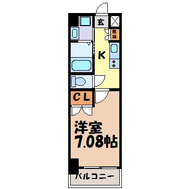 アールズタワー池下西 間取り図