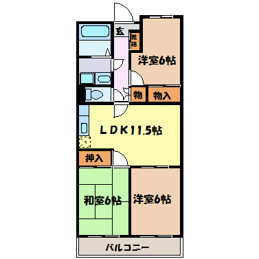 マリオン大曽根 間取り図
