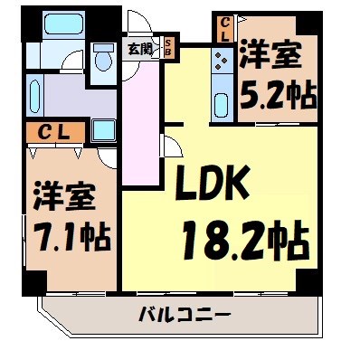 ＫＤＸ泉レジデンス 間取り図