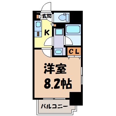 コスモナーレ千種 間取り図