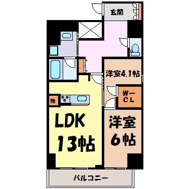 御幸レジデンス丸の内 間取り図