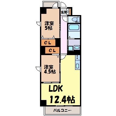 Pura Vida花の木 間取り図
