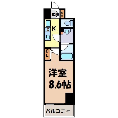 エルスタンザ徳川 間取り図
