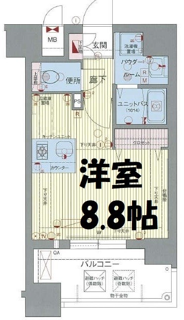 プレサンス名古屋STATIONビジュ 間取り図
