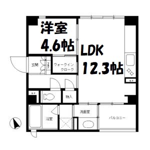 パークホームズ覚王山ＷＥＳＴ 間取り図