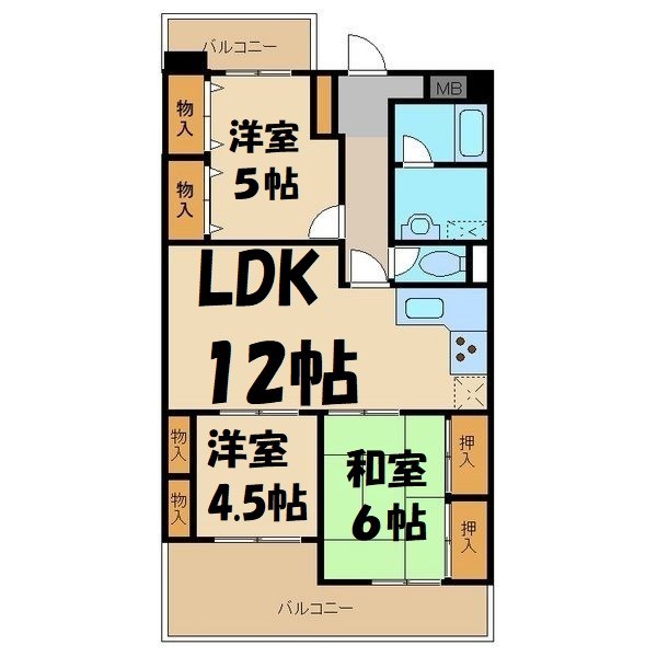 シティコーポ千代田 間取り図
