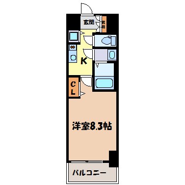 プレサンスジェネ葵 間取り図