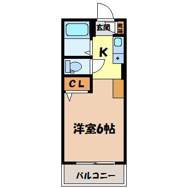 富士レイホービル第５ 間取り図