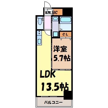 ラヴィータ泉 間取り図