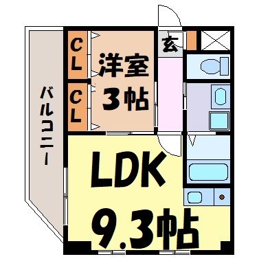パークアベニュー東山 間取り図