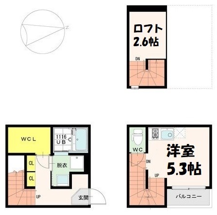 Cathbharr車道 間取り図