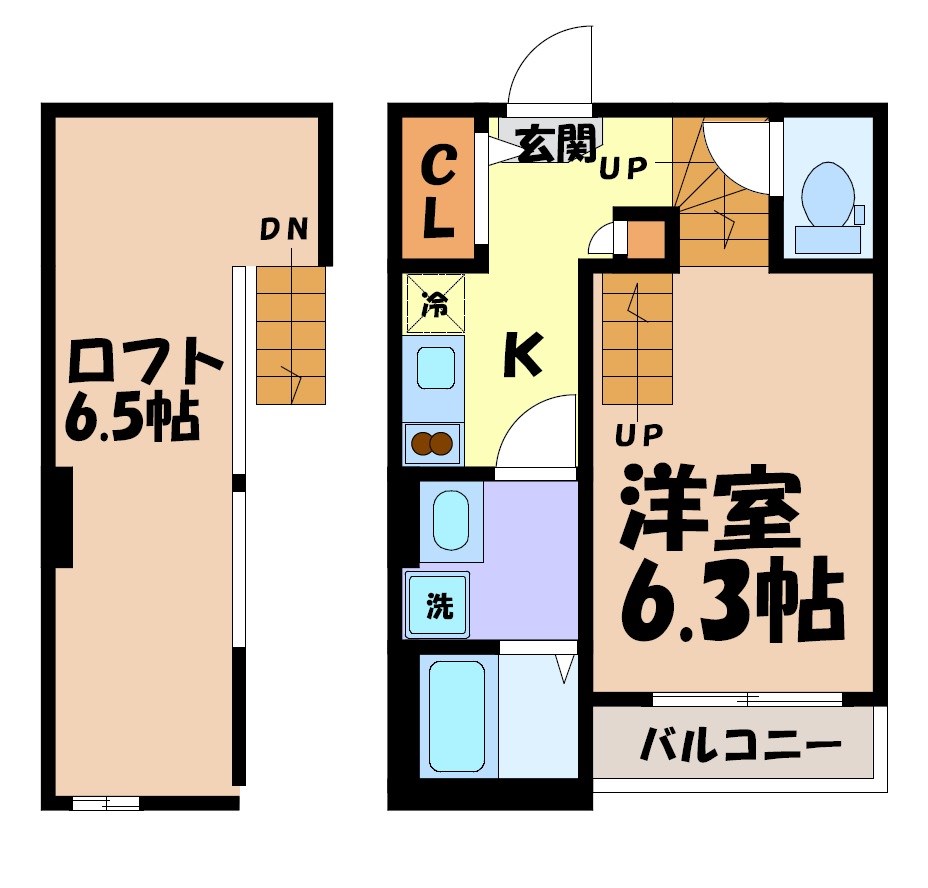 ディオステージ新栄 間取り図