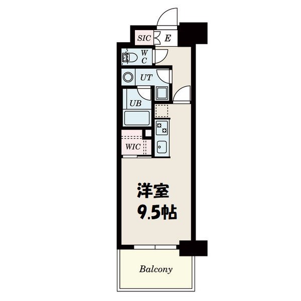 エルスタンザ名駅西 間取り図