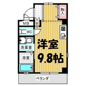 アベニール佃 間取り図