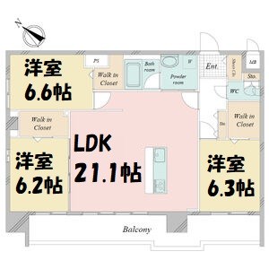 FRENCIA NOIE名駅 間取り図