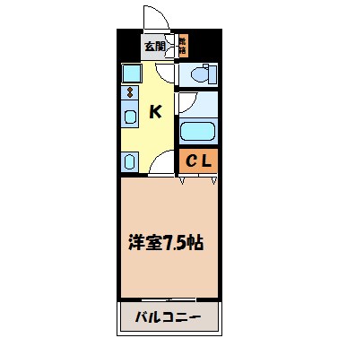 CITY SPIRE名駅北 間取り図