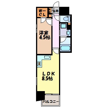 エステムプラザ名古屋丸の内 間取り図