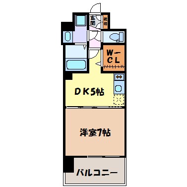 プレサンスジェネ栄 間取り図