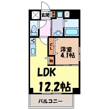 GRANDUKE新栄 間取り