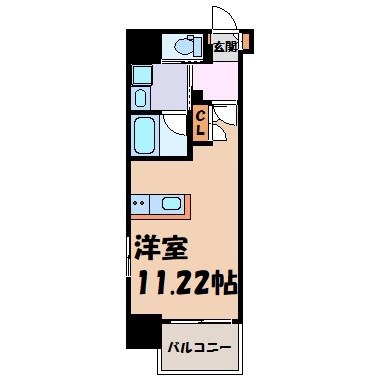 プランベイム大須駅前 間取り図