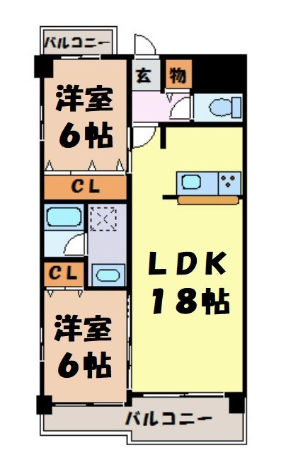 Ｈｉｌｌ　Ｐａｌａｃｅ　ＩＫＡＩ 間取り図
