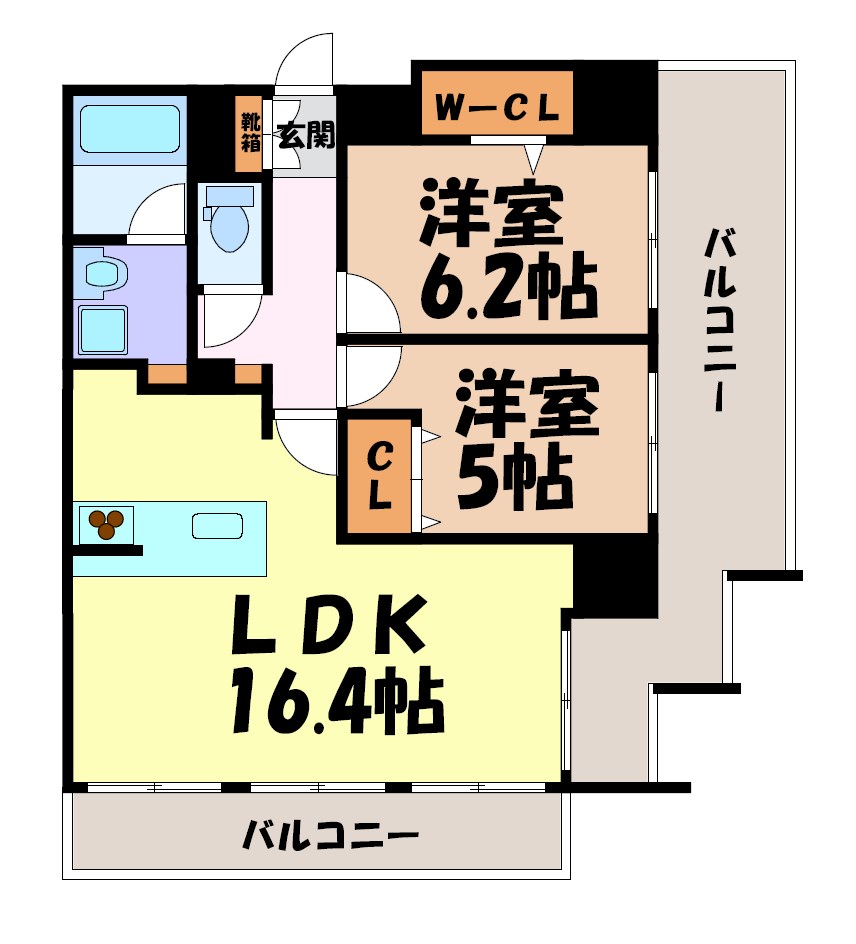 プレサンスロジェ浄心 間取り図