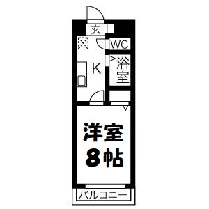 ウィング金山 間取り図