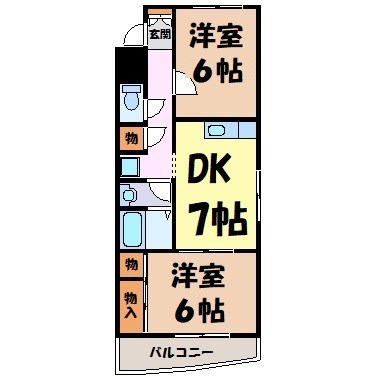 オーガスタ広路本町 間取り図