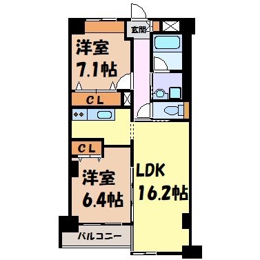 イーグルヘッド橦木 間取り図