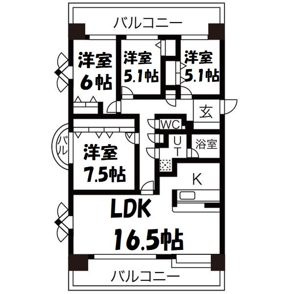 サムティレジデンス東山公園 間取り図