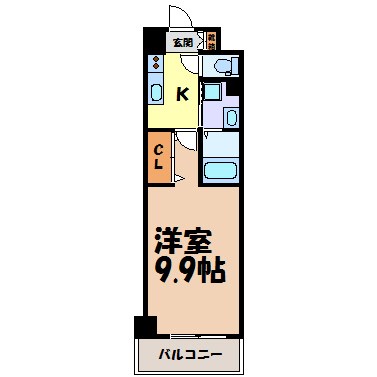 リシュドール鶴舞公園 間取り図
