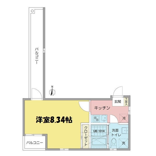 クラウド9コウウン 間取り図