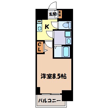 プレサンス池下トレス 間取り図