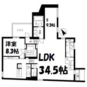 ＶＩＳＣＯＮＴＩ覚王山 間取り図