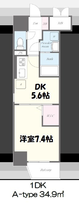 グランパークタワー 間取り