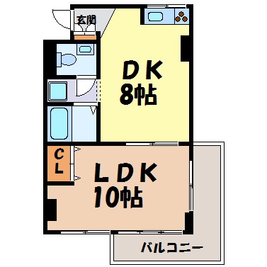 ナトゥーラ今池 間取り図