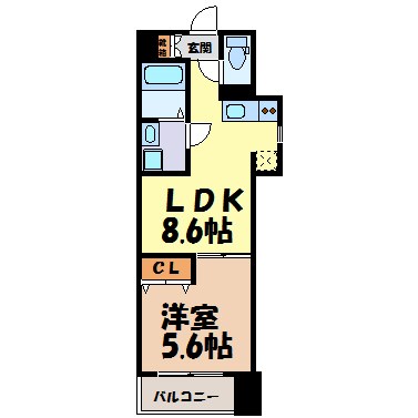 プラージュ大曽根 間取り図