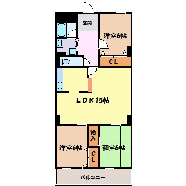パビヨン徳川 間取り図