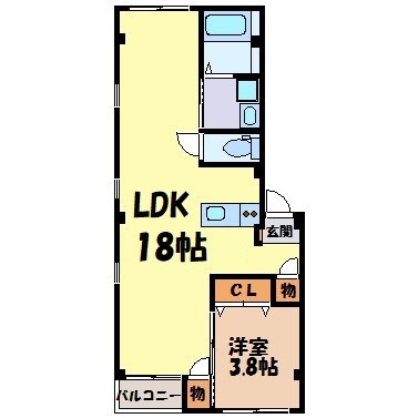 グランレーヴ東別院EAST 間取り