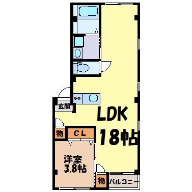 グランレーヴ東別院EAST 間取り
